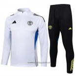 Sweatshirt Tracksuit Manchester United Kid 2025-2026 White