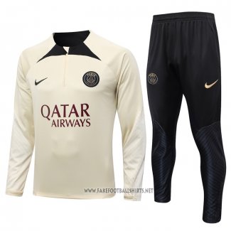 Sweatshirt Tracksuit Paris Saint-Germain 2023-2024 Yellow