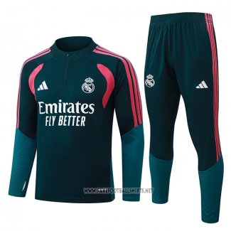 Sweatshirt Tracksuit Real Madrid Kid 2026-2027 Green