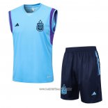 Tracksuit Argentina Without Sleeves 2023-2024 Blue