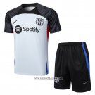 Tracksuit Barcelona Short Sleeve 2023-2024 Grey - Shorts