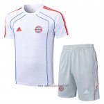 Tracksuit Bayern Munich Short Sleeve 2025-2026 White - Shorts