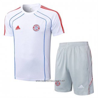 Tracksuit Bayern Munich Short Sleeve 2025-2026 White - Shorts