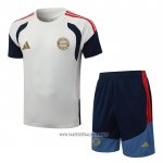 Tracksuit Bayern Munich Short Sleeve 2026-2027 Cream - Shorts