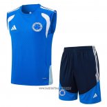 Tracksuit Cruzeiro Without Sleeves 2025-2026 Blue