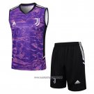 Tracksuit Juventus Without Sleeves 2023-2024 Purpura