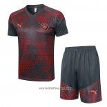 Tracksuit Manchester City Short Sleeve 2023-2024 Red - Shorts