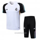Tracksuit Real Madrid Short Sleeve 2023-2024 White - Shorts