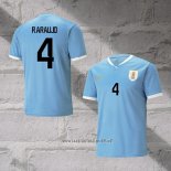Uruguay Player R.Araujo Home Shirt 2022