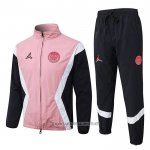 Windbreaker Tracksuit Paris Saint-Germain 2025-2026 Black Rosa