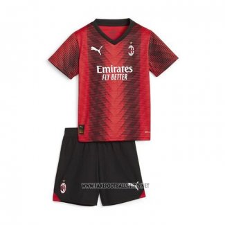 AC Milan Home Shirt Kid 2023-2024