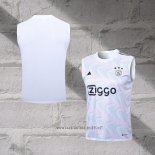 Ajax Training Shirt Without Sleeves 2023-2024 White