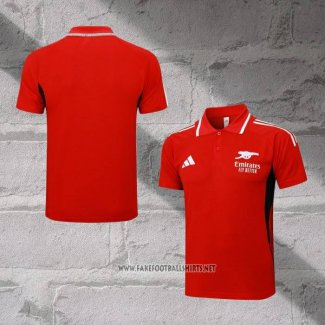 Arsenal Shirt Polo 2025-2026 Red