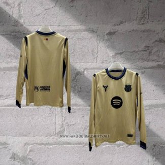 Barcelona Away Shirt Long Sleeve 2025-2026