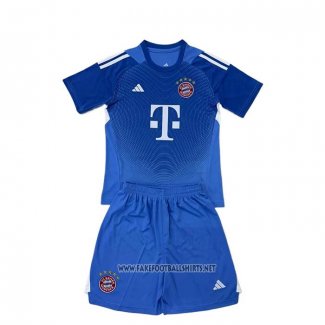 Bayern Munich Goalkeeper Shirt Kid 2025-2026 Blue