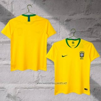 Brazil Home Retro Shirt 2018