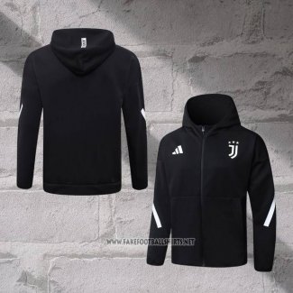 Chaqueta con Capucha del Juventus 2025-2026 Black