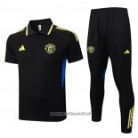Conjunto Polo Manchester United 2025-2026 Yellow Black