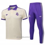 Conjunto Polo Real Madrid 2025-2026 Yellow