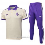 Conjunto Polo Real Madrid 2025-2026 Yellow