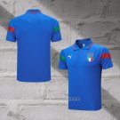 Italy Shirt Polo 2022-2023 Blue