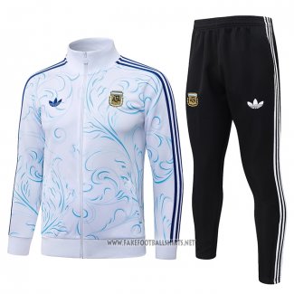 Jacket Tracksuit Argentina Kid 2026-2027 White