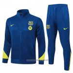 Jacket Tracksuit Barcelona Kid 2026-2027 Yellow Blue