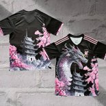 Japan Dragon Shirt 2024-2025 Black and Rosa Thailand