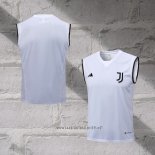 Juventus Training Shirt Without Sleeves 2023-2024 White