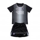 Paris Saint-Germain Home Goalkeeper Shirt Kid 2025-2026 Black
