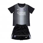 Paris Saint-Germain Home Goalkeeper Shirt Kid 2025-2026 Black