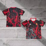 Real Madrid Dragon Shirt 2025-2026 Red Black Thailand