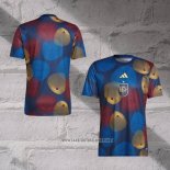 Spain Shirt Pre-Match 2022 Blue