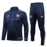 Sweatshirt Tracksuit Arsenal Kid 2023-2024 Blue