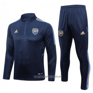 Sweatshirt Tracksuit Arsenal Kid 2023-2024 Blue