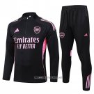 Sweatshirt Tracksuit Arsenal Kid 2025-2026 Black Rosa