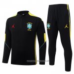 Sweatshirt Tracksuit Brazil 2026-2027 Yellow Black