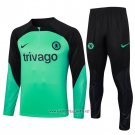 Sweatshirt Tracksuit Chelsea Kid 2023-2024 Green