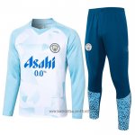 Sweatshirt Tracksuit Manchester City 2024 Blue and White