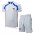 Tracksuit Bayern Munich Short Sleeve 2025-2026 Grey - Shorts