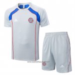 Tracksuit Bayern Munich Short Sleeve 2025-2026 Grey - Shorts