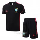 Tracksuit Brazil Short Sleeve 2026-2027 Black - Shorts