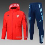 Windbreaker Tracksuit Arsenal 2024-2025 Red