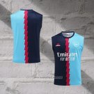 Arsenal Training Shirt Without Sleeves 2023-2024 Blue