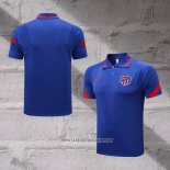 Atletico Madrid Shirt Polo 2022-2023 Blue