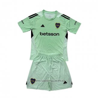 Boca Juniors Goalkeeper Shirt Kid 2025 Green