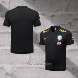 Brazil Shirt Polo 2022-2023 Black