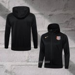 Chaqueta con Capucha del Barcelona 2024-2025 Black