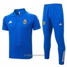 Conjunto Polo Real Madrid 2025-2026 Blue