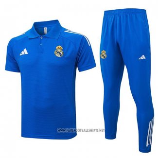 Conjunto Polo Real Madrid 2025-2026 Blue